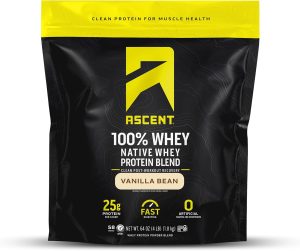 Ascent 100% Whey Protein Powder Review